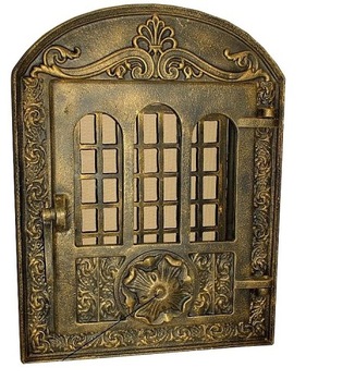Door fireplace for the stove bread cast iron, фото