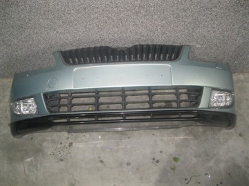 Бампер передний skoda fabia 5j0 2011 год xenon, фото