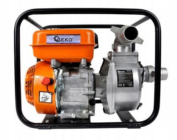 Pump gasoline motor pump 2" for water clean dirty sturdy 6, 5km, фото