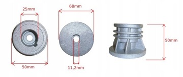 Knife sleeve lawn mower blades stiga turbo pro50 122465631/ 0, фото