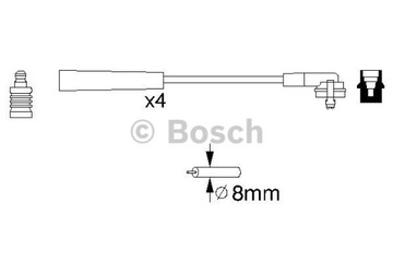 Set ignition wires bosch 0 986 356 700, фото