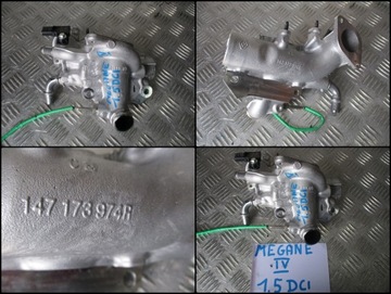 Intake manifold renault megane 4 1, 5dci 147173974r, фото