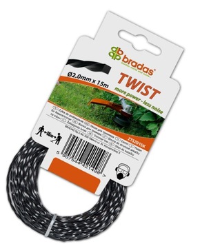 Line to mower kos, twist 2, 7mmx15m, фото