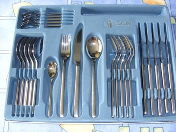 Set. cutlery 24 electrical. working elite sola switzerland, фото