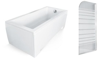 Trough modern 160x70+ hull+siphon+ screen, фото