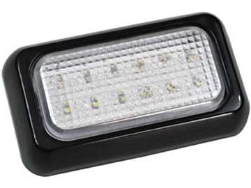 Фара 18 led підсвідка 10x6 сантиметри додатково підсвітка салону ізотерма 12v 24v біла, фото