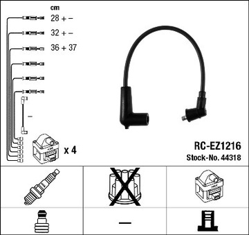 Забірники ngk rc-ez1216 44318, фото