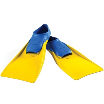 Antennas to swimming finis long floating fins blue/ yellow 33-35 europe, фото
