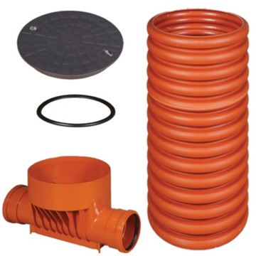 Well hatch through 315/ 160 sewer included+ cover a15, фото