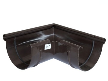 Outer corner pvc - у gamrat 125mm dark brown, фото