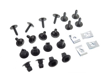 Clip set power. fender skoda vw bora golf pcs, фото
