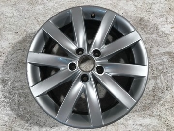 Vw golf vi 5k0 alloy wheel 17 goals 5k0601025f, фото