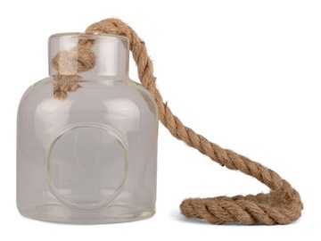 Flowerpot glass to hanging h18cm courier 9, 90, фото