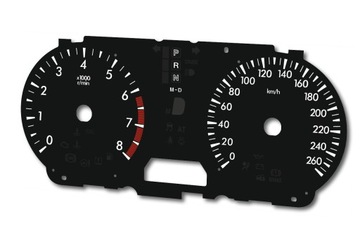 Mazda 5 analog disks dashboards mph on km/ h moman, фото
