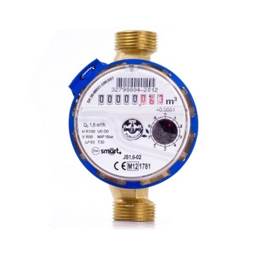 Water meter instrument panel legalizowany 1/ 2 cold water, фото