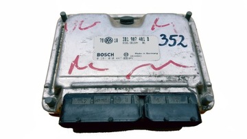 Ecu vw passat b5 2.5 tdi 0281010447 3b1907401b, фото