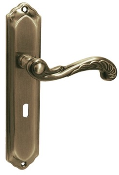 Handle nameplate key retro patina kuchinox break up 72mm, фото