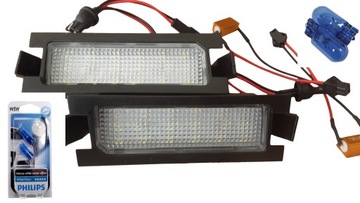 Kia ceed европа 12 - 2 подсветка номерного знака led подсветка+ philips w5w, фото