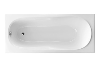 Trough rectangular acrylic excellent sekwana drain sideways 170 x 75 centimeters, фото