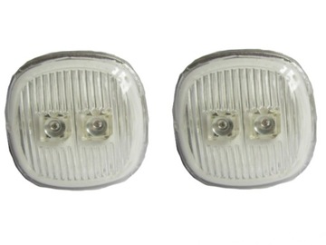 Audi a3 8l skoda octavia turn signal lateral 2pcs led backlight, фото