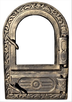 Door for the stove bread vegetables cast iron tiled kitchen 50x33, фото