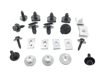 Set clip fasteners fender peugeot partner, фото