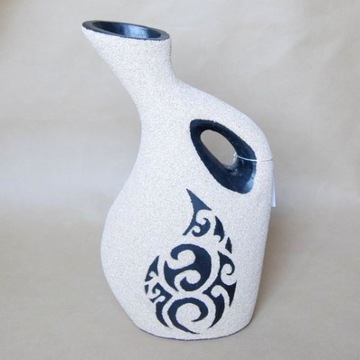 Flowerpot decorative з terracotta decorated sand, фото