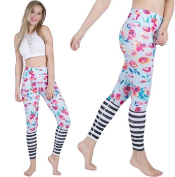 Leggings floral flexible в flowers colored yoga, фото