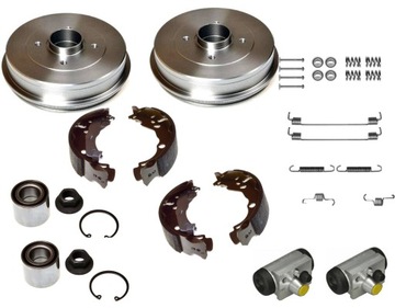 Барабани 203mm колодки підшипник циліндри renault clio 2 thalia sys. bosch, фото