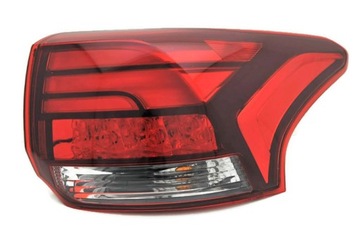 Mitsubishi outlander 15+ фара led подсветка правая новая depo, фото