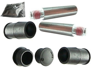 Fiat panda 3 guides bolt clamps caliper left+ right, фото