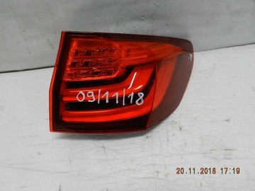 Bmw 5 f11 универсал 11 - 13 фара led подсветка правая задняя бок, фото