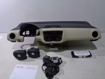 Skoda citigo plank cushions airbag panels complete, фото
