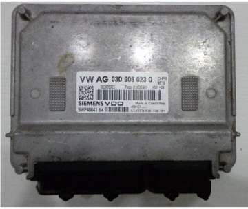 Комп'ютер блок управління двигуна vw polo fox 03d906023q, фото