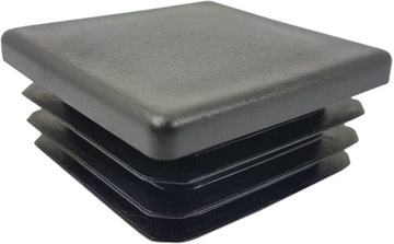 Заглушка профиль черная 15x15 квадрат 5шт., фото