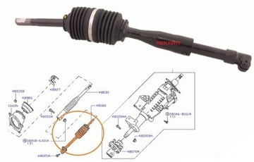 Шрус рулевой колонки nissan pathfinder r51, фото