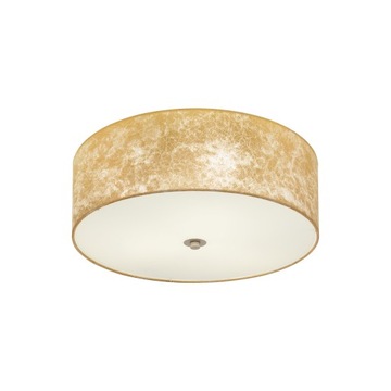 Shade round eglo 47 x 19, 5 centimeters yellow pendant light, фото
