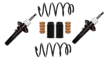 Shock absorbers springs front vw golf v vi plus 03-, фото