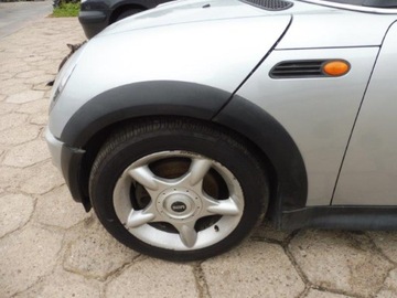 Wing front left mini cooper pure silver, фото