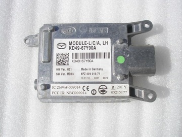 Original radar block left mazda cx5 2011 kd49-67-y90a, фото