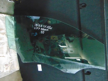 Right door glass front ibiza 4 restyling 3-door 12 r, фото