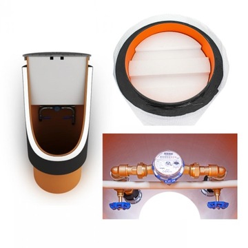 Hatch well water meter 40cm h= 120 complete, фото