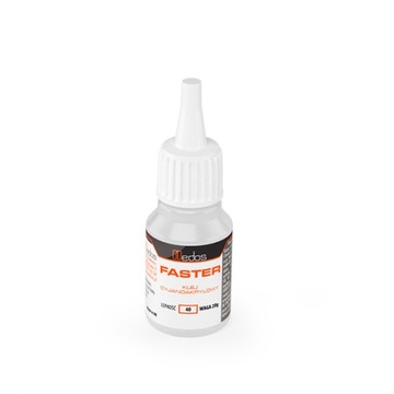 Glue cyanoacrylic faster 20g to gaskets rubber (tires), фото
