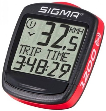 Wireless instrument panel bicycle 12 functions sigma basic bc 1200 wl, фото
