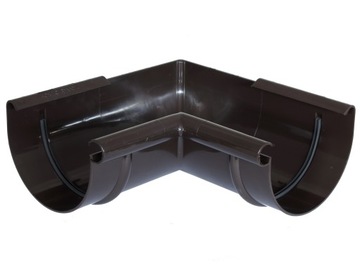Inner corner pvc - у gamrat 150mm dark brown, фото