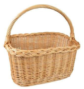 Picnic basket wicker - europe swede clean wicker, фото