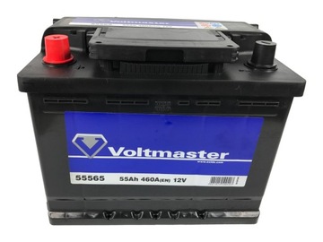 Аккумулятор voltmaster 12v 55ah 460a левая+, фото