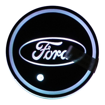 Огней led подсветка лого прокладка ford проектор белый, фото