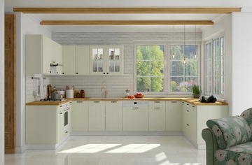 Furniture kitchen lora white в style provencal, фото