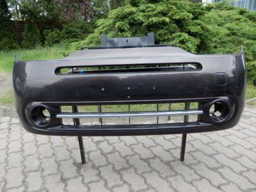 Front bumper front nissan cube chrome-, фото